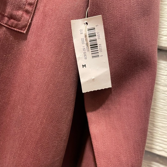 Wine Colored Shirt Dress NWT - Picture 2 of 3